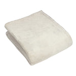 Plain White Throws - Harlow Fleece Throw Ecru furn. 