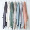 Plain Grey Throws - Harlow Fleece Throw Grey furn. 