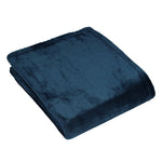 furn. Harlow Fleece Throw in Midnight