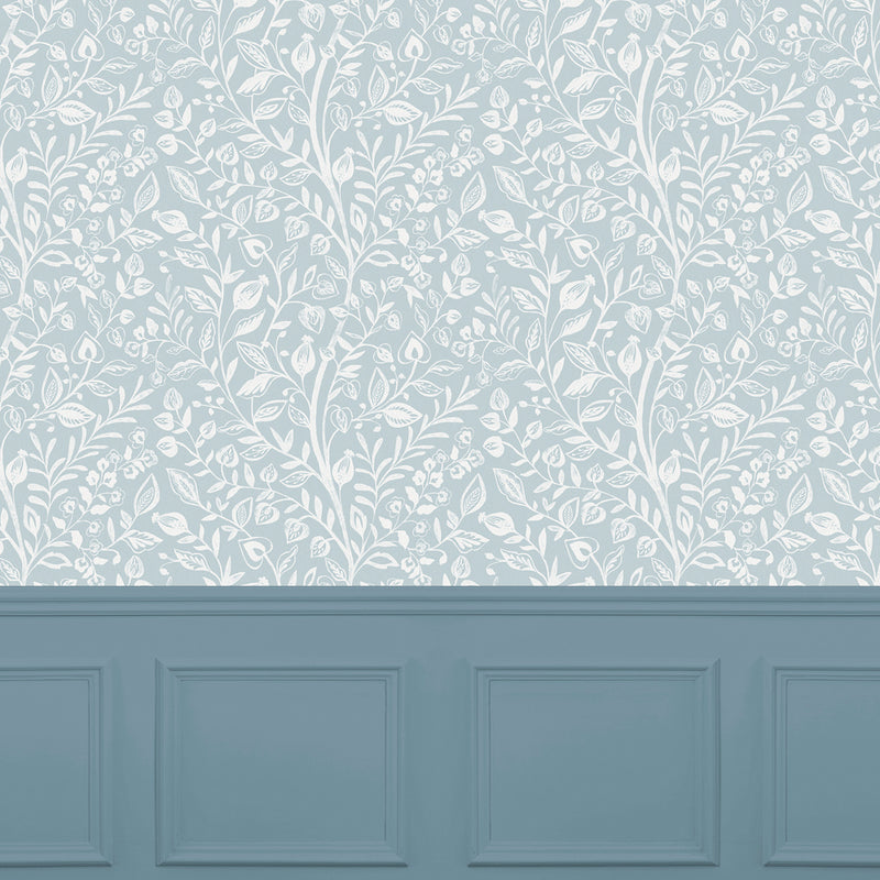 Voyage Maison Harlow 1.4m Wide Width Wallpaper in Cornflower