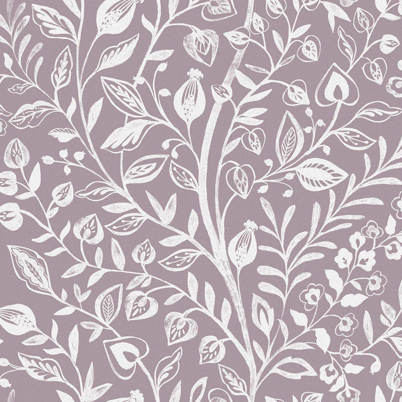 Voyage Maison Harlow 1.4m Wide Width Wallpaper in Damson