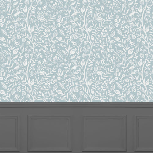 Voyage Maison Harlow 1.4m Wide Width Wallpaper in Duck Egg