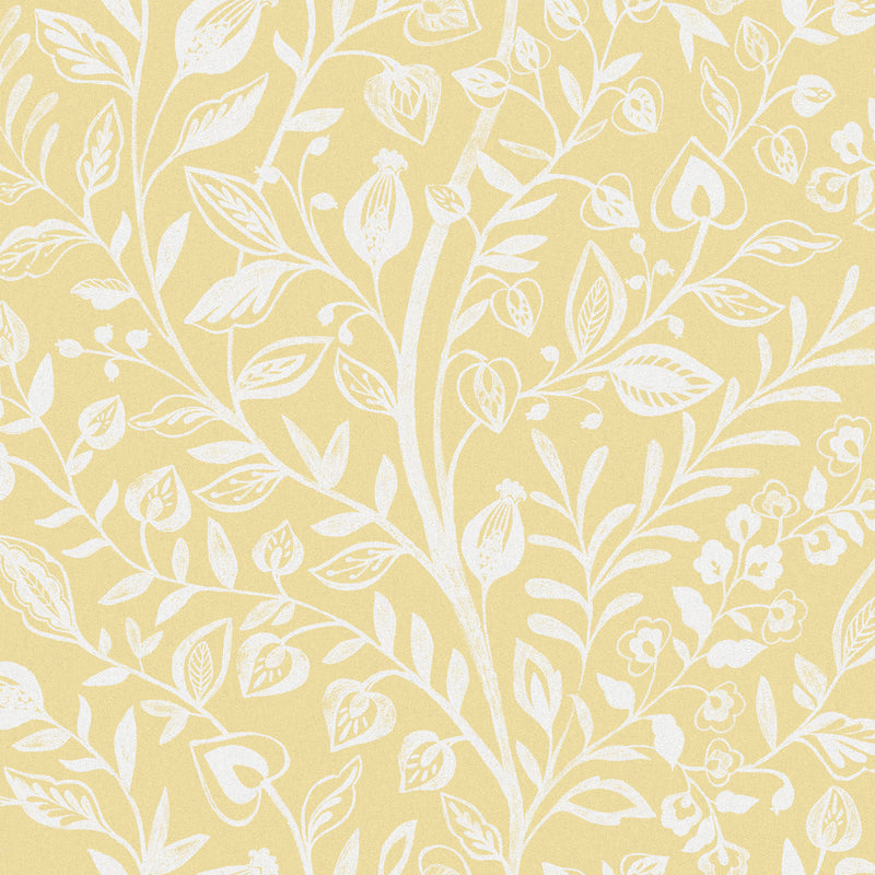 Voyage Maison Harlow 1.4m Wide Width Wallpaper in Lemon