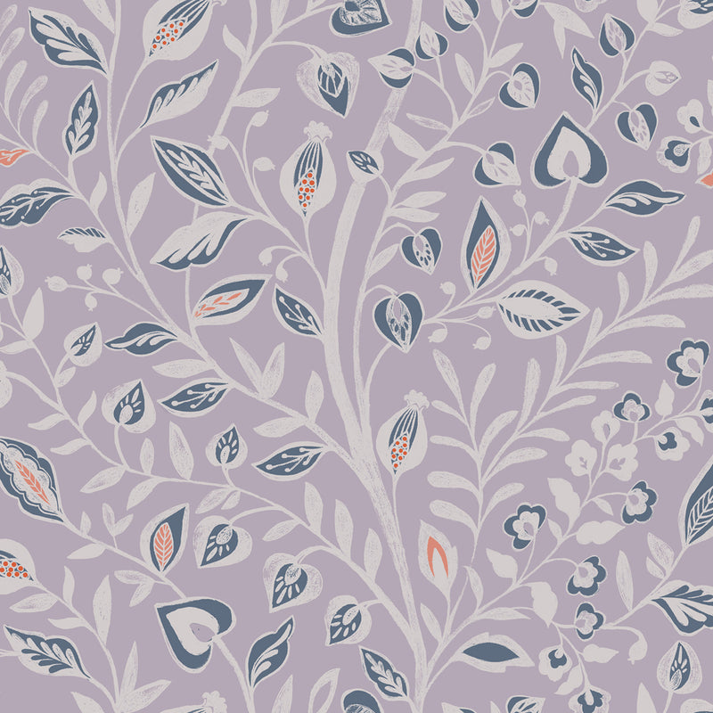 Voyage Maison Harlow 1.4m Wide Width Wallpaper in Mauve