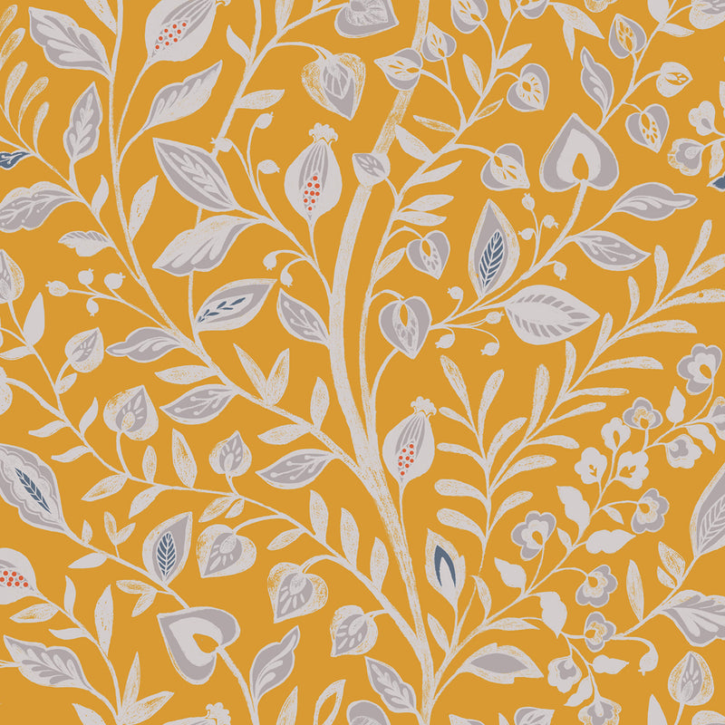 Harlow Wallpaper Sample Mustard