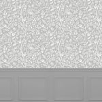 Voyage Maison Harlow 1.4m Wide Width Wallpaper in Silver