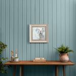 Animal Blue Wall Art - Harriet Hare  Framed Print Birch Voyage Maison