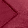 Plain Red Throws  - Harrow Fleece Throw Berry furn.