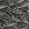 Plain Grey Throws  - Harrow Fleece Throw Charcoal furn.