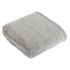 Plain Grey Throws  - Harrow Fleece Throw Grey furn.