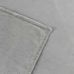 Plain Grey Throws  - Harrow Fleece Throw Grey furn.