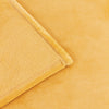Plain Yellow Throws  - Harrow Fleece Throw Ochre furn.