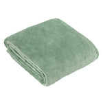 Plain Green Throws  - Harrow Fleece Throw Sage furn.