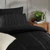 Striped Black Bedding - Harrison Stripe Tufted Soft Touch Duvet Cover Set Black Duvet Day