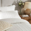 Striped White Bedding - Harrison Stripe Tufted Soft Touch Duvet Cover Set White Duvet Day