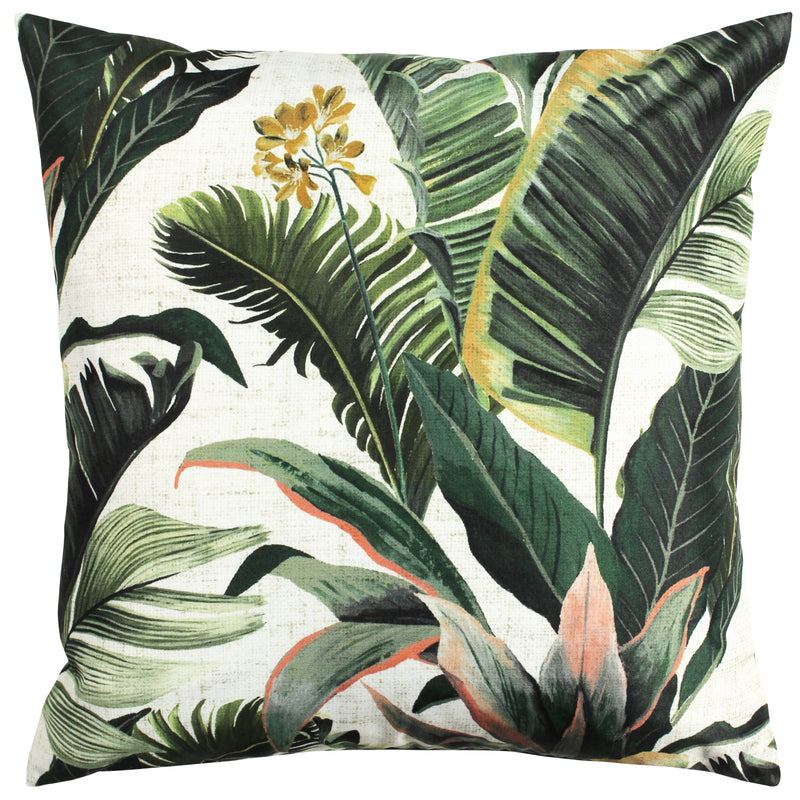 Jungle Green Cushions - Hawaii Outdoor Cushion Cover Forest Green furn.