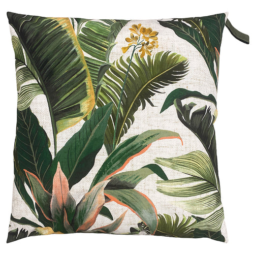 furn. Hawaii Large 70cm Outdoor Floor Cushion Cover in Forest Green