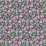 Voyage Maison Hawick Printed Cotton Fabric in Graphite