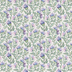 Voyage Maison Hawick Printed Cotton Fabric in Heather Cream