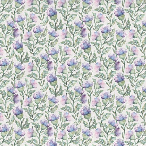 Voyage Maison Hawick Printed Cotton Fabric in Heather Cream