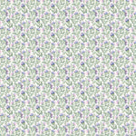 Voyage Maison Hawick Printed Cotton Fabric in Heather