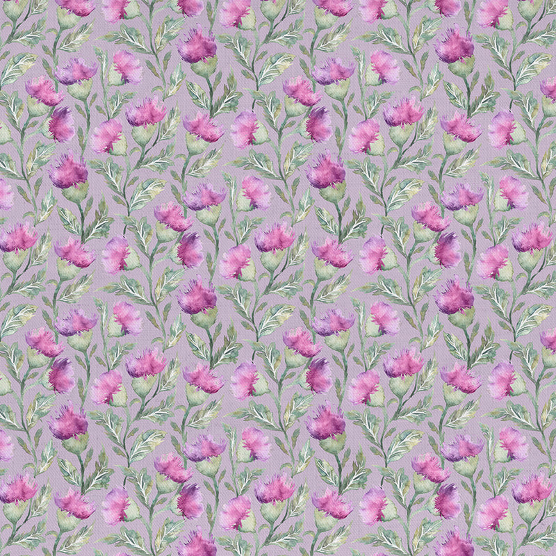 Hawick Printed Fabric Sample Swatch Mauve