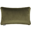 Floral Green Cushions - Hawthorn Printed Cushion Cover Olive Darren Woodhead