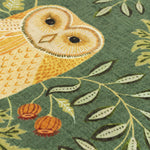 Evans Lichfield Hawthorn Owls Cushion Cover in Bottle