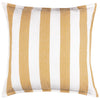 Striped Yellow Cushions - Hayle 100% Cotton Outdoor Cushion Cover Honey Yard