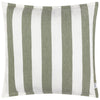 Striped Green Cushions - Hayle Cotton Outdoor Cushion Cover Moss Yard