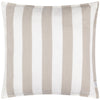 Striped Beige Cushions - Hayle Cotton Outdoor Cushion Cover Natural Yard