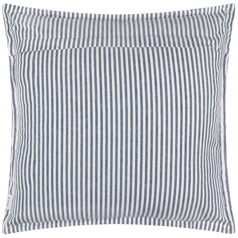 Striped Blue Cushions - Hayle Cotton Outdoor Cushion Cover Navy Yard