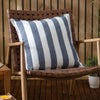 Striped Blue Cushions - Hayle Cotton Outdoor Cushion Cover Navy Yard