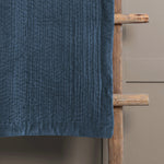 Additions Haze Velvet Quilted Throw in Bluebell