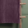 Additions Haze Velvet Quilted Throw in Plum