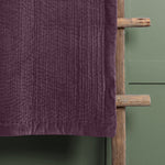 Additions Haze Velvet Quilted Throw in Plum