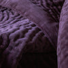 Additions Haze Velvet Quilted Throw in Plum