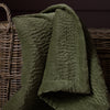 Additions Haze Velvet Quilted Throw in Sage