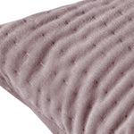 Plain Purple Cushions - Haze Embroidered Cushion Cover Lavender Additions