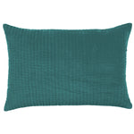 Plain Blue Cushions - Haze Embroidered Cushion Cover Ocean Additions