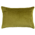 Plain Green Cushions - Haze Embroidered Cushion Cover Olive Additions