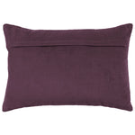 Plain Purple Cushions - Haze Embroidered Cushion Cover Plum Additions