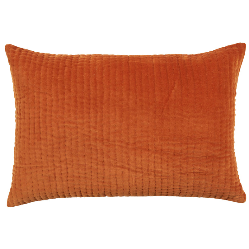 Plain Orange Cushions - Haze Embroidered Cushion Cover Sunset Additions