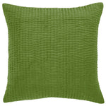 Plain Green Cushions - Haze Embroidered Cushion Cover Grass Additions