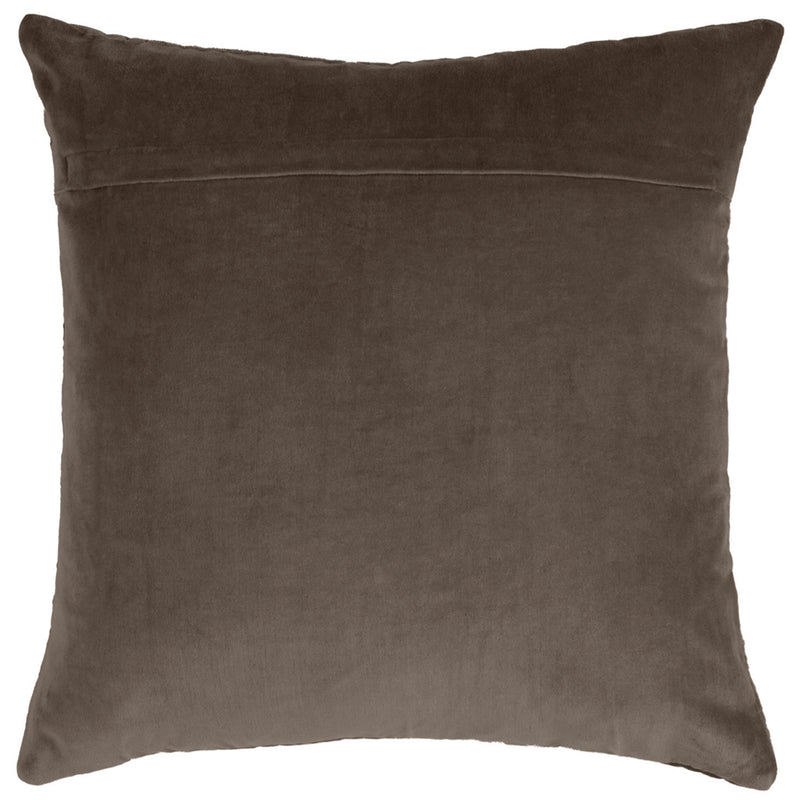 Plain Grey Cushions - Haze Embroidered Cushion Cover Iron Additions