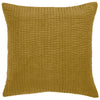 Plain Yellow Cushions - Haze Embroidered Cushion Cover Mustard Additions