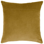 Plain Yellow Cushions - Haze Embroidered Cushion Cover Mustard Additions