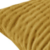 Plain Yellow Cushions - Haze Embroidered Cushion Cover Mustard Additions