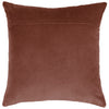 Plain Red Cushions - Haze Embroidered Cushion Cover Persimmon Additions