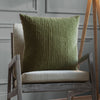 Haze Embroidered Cushion Sage